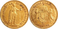 Hungary 10 Korona 1893 Gold 10 Korona Hungary, Franz Joseph I -