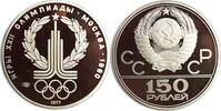 Russia 150 Rouble 1977-LMD Platinum 150 Rouble "Olympic Games in Moscow" USSR, PROOF -