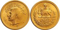 Iran Pahlavi 1971(1350) Gold 1 Pahlavi, Reza Pahlavi, Brilliant UNC -