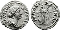 Roman Empire Faustina II. Silver AR Denarius. Rome Mint. Denarius 161-167 AD. ss+
