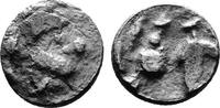 Obol Late 2nd. Century BC. Celtic Eastern Celtic Tribes. Celticized Head of Zeus. Nicely Toned, Very Rare! ss+