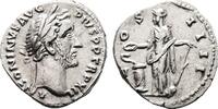Roman Empire Denarius Antoninus Pius. Sharply struck from fresh dies. Very Clear Specimen. -