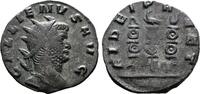 Roman Empire FIDEI PRAET  the Loyalty of the Praetorians . Very Rare Issue.  253-268 AD About ss+