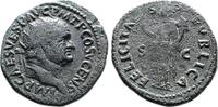 Roman Empire Vespasian. Dupondius AD 69-79 vz-.