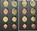 Diverse Länder, Satz Specimen 2003-2005, Euroentwürfe, 6 Stück, Original-Verpackung, teilw. Zertifikat, C