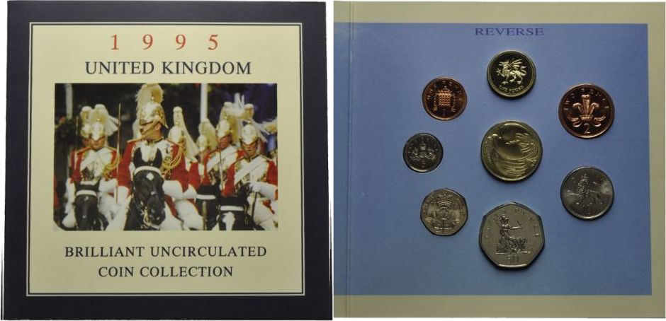 Großbritannien, KMS 1995, United Kingdom Brilliant Uncirculated 