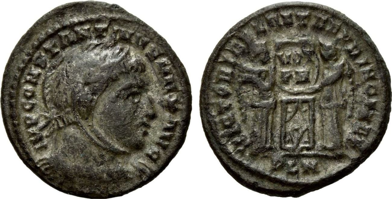 Römisches Reich, AE Follis (319-320), Constantin I. der Große, 307-337 ...