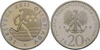 Polen, 20 Zloty Olympische Spiele in Moskau 1980 - Stilisierter Läufer, -