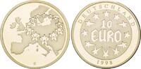Deutschland, 10 Euro 10 Euro Medaille, Europakarte, -