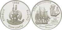 Vanuatu, 50 Vatu Geschichte der Seefahrt - Fregatte "La Boudeuse",