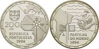 Portugal, 200 Escudos Vertrag von Tordesilhas 1494 - Die Aufteilung der Welt zw.Spanien u.Portugal,