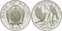 Nauru, 10 Dollars WWF, bedrohte Tierwelt - Teichrohrsänger,