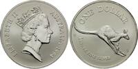 Australien, 1 Dollar Känguru Kangaroo, 1 Unze Feinsilber, -