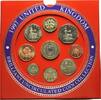 KMS 1997, Großbritannien, United Kingdom Brilliant Uncirculated Coin Collection, Folder, st