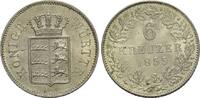Württemberg, 6 Kreuzer Wilhelm I., 1816-1864, -