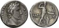 Römisches Reich, AR Denar Augustus, 27 v.Chr. - 14 n. Chr., Reichsmünzstätte Lugdunum, -