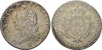 Frankreich, Ecu à la vieille tete Ludwig XV., 1715-1774, -