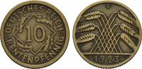 Weimarer Republik, 10 Rentenpfennig 1919-1933, -