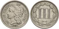 Vereinigte Staaten von Amerika, 3 Cents Nickel, -