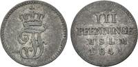 Mecklenburg-Schwerin, Dreiling = 3 Pfennig Friedrich Franz II., 1842-1883, -