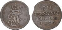 Mecklenburg-Schwerin, Dreiling = 3 Pfennig Friedrich Franz II., 1842-1883, -