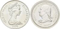 Isle of Man, 1 Crown 200 Jahre Unabhängigkeit USA, -
