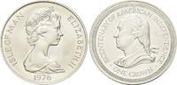 Isle of Man, 1 Crown 200 Jahre Unabhängigkeit USA, -