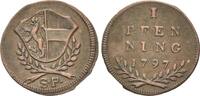 Salzburg, Erzbistum Pfennig Hieronymus Graf Colloredo, 1772-1803, -