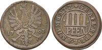 Rietberg, Grafschaft, 4 Pfennige Maximilian Ulrich von Kaunitz, 1699-1746, -