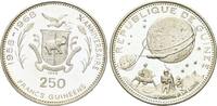 Guinea, 250 Francs 10 Jahre Unabhängigkeit - Mondlandung, -