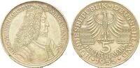 5 Mark 1955, BRD, Zum 300. Geburtstag des marktgarfen Ludwig Wilhelm von Baden, vz