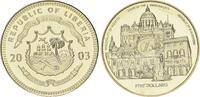 Liberia, 5 Dollar Europäische Währungsunion, -
