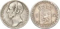 Niederlande, 1 Gulden William II., -