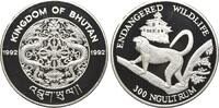 Bhutan, 300 Ngultrum Wildlife - Affe, -