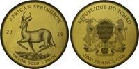 Tschad, 5000 Francs 1/200 oz, Springbook, -