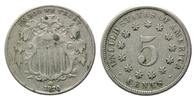 USA, 5 Cents Shield Nickel, -