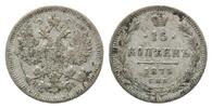 Russland, 15 Kopeken Alexander II., 1855-1881, -