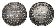 Braunschweig und Lüneburg, Linie Calenberg, 12 Mariengroschen Johann Friedrich, 1665-1679, -