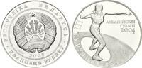 Weissrussland, 20 Rubel Olympische Spiele Athen - Kugelstoßen, -