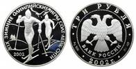 Russland, 3 Rubel Olympische Spiele Salt Lake City 2002 - Skilanglauf, -