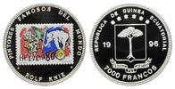 Guinea, 7000 Francos Berühmte Maler der Welt - Rolf Knie, -