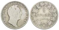 Baden, 1/2 Gulden Leopold, 1830-1852, -