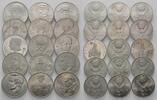 15x 1 Rubel 1984-1992, Russland, Schriftsteller, unz.