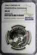 5 Kronor SWEDEN Silver 1966 U  NGC MS65 Constitution Reform 1 YEAR TYPE KM#839(9)