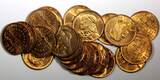 1 Centesimo Panama Bronze 1968  UNC/BU RED KM# 22 RANDOM PICK (1 Coin) (23 783)