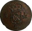 1 Duit Netherlands East Indies HOLLAND 1804  NGC AU55 BN TOP GRADED KM# 76 (03)