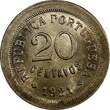 20 Centavos Portugal Copper-Nickel 1921  Liberty head UNC KM# 571 (11 366)