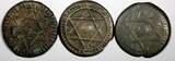 Morocco Sidi Mohammed IV LOT OF 3 COINS AH1284(1868) 4 Fulus Marrakesh C166.2(9) Uncertified