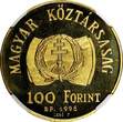 100 Forint HUNGARY 1998 BP  Revolution NGC PF69 ULTRA CAMEO TOP GRADE KM# 726 (7)