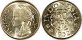 50 Sen Indonesia Prince Diponegoro 1952  UNC KM# 9 RANDOM PICK (1 Coin) ( 173)
